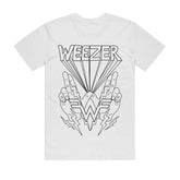 Weezer - Hand W - White T-shirt